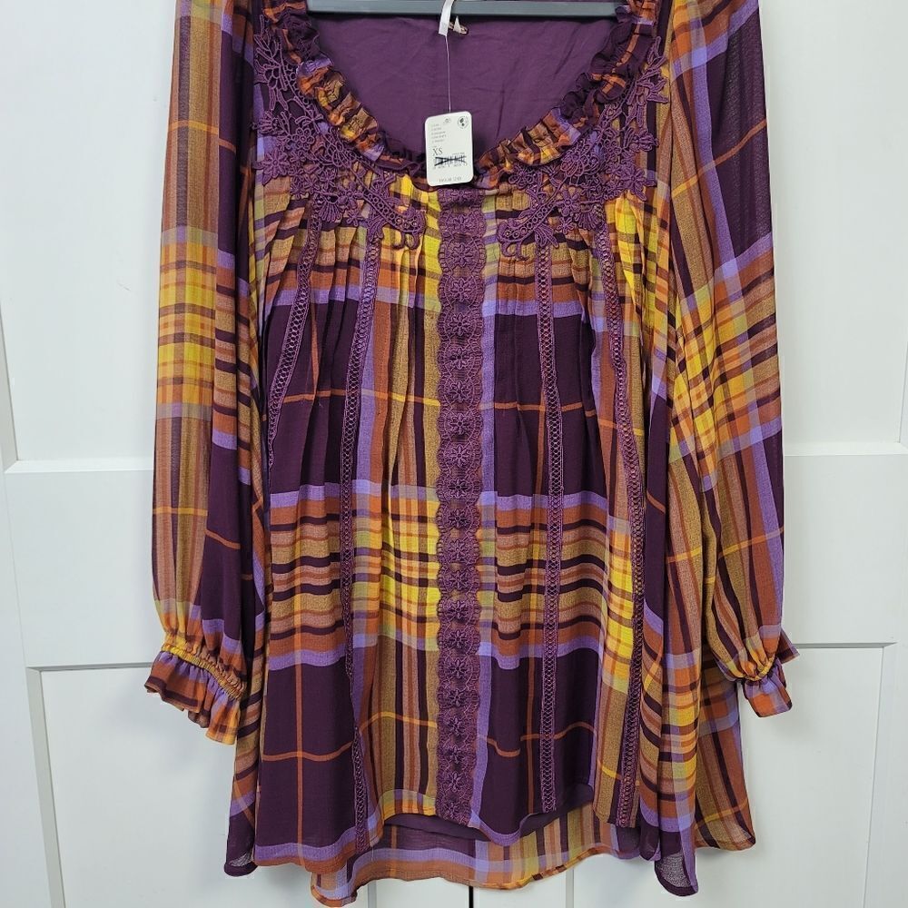 Free People Faye Frock Mini Dress, xsmall - Picture 10 of 10